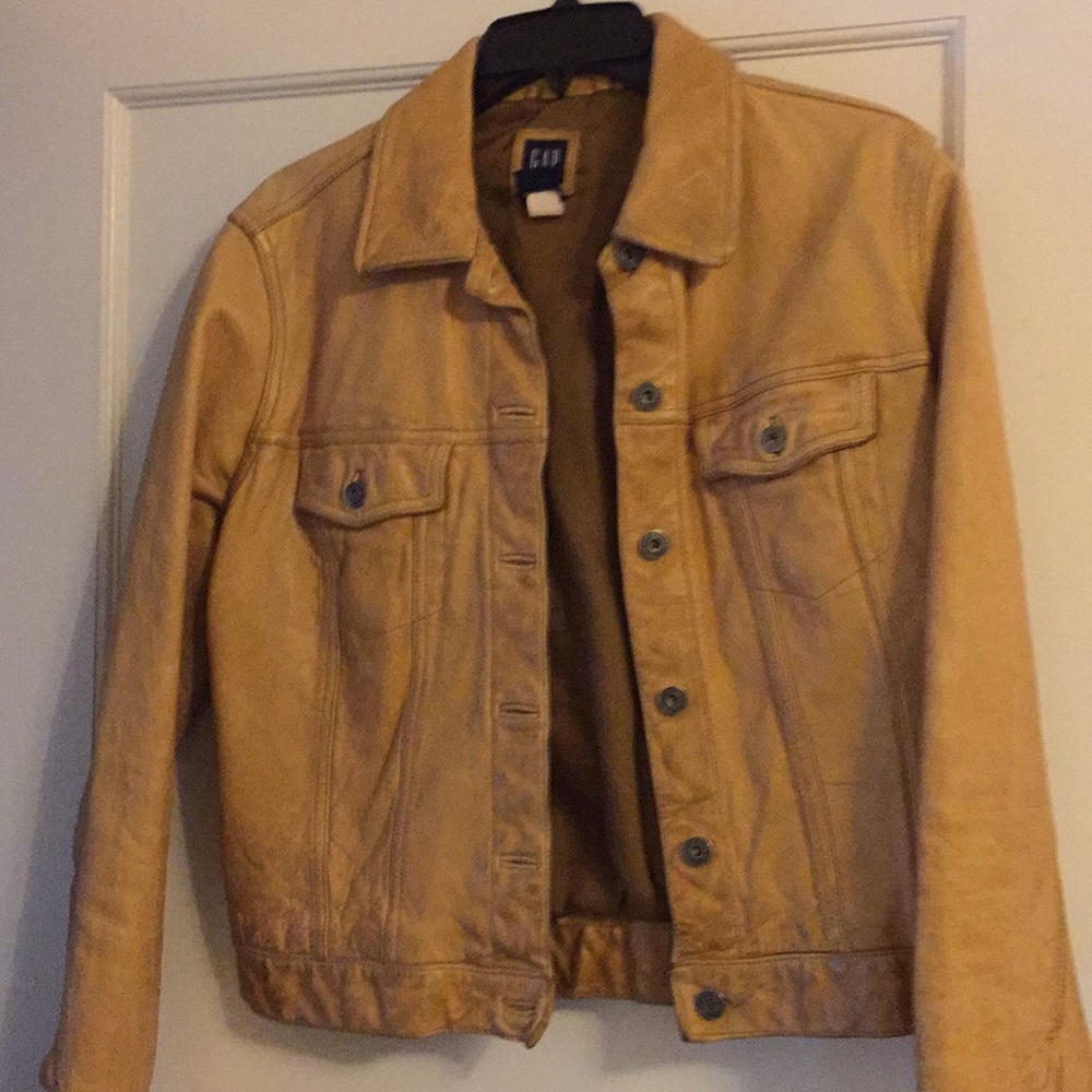 Jean jacket style butter soft leather jacket